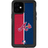MLB Atlanta Braves Split iPhone 12 Mini Waterproof Case