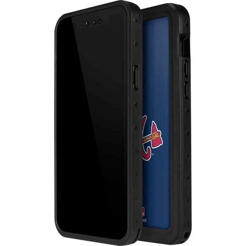 MLB Atlanta Braves Split iPhone 12 Mini Waterproof Case