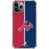 MLB Atlanta Braves Split iPhone 12 Pro Clear Case