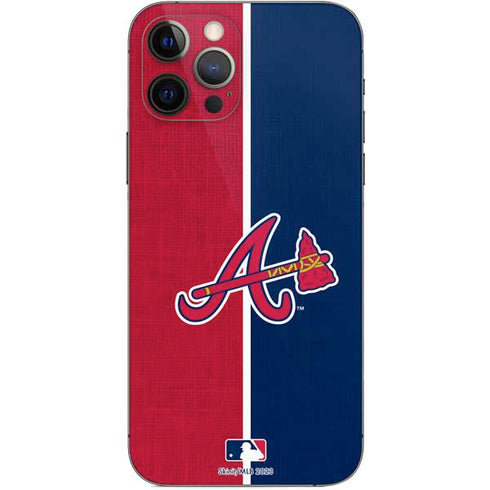 MLB Atlanta Braves Split iPhone 12 Pro Skin