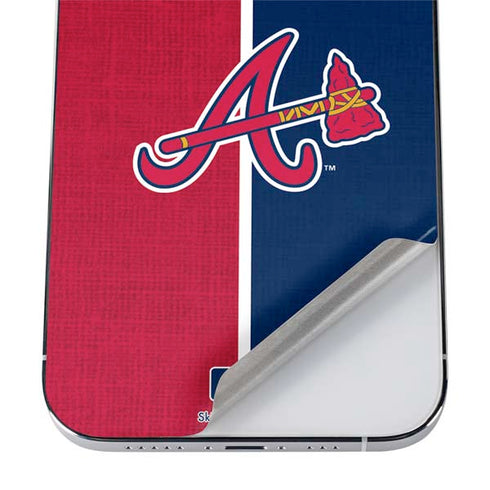 MLB Atlanta Braves Split iPhone 12 Pro Skin
