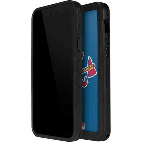 MLB Atlanta Braves Split iPhone 12 Pro Waterproof Case