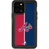 MLB Atlanta Braves Split iPhone 12 Pro Waterproof Case