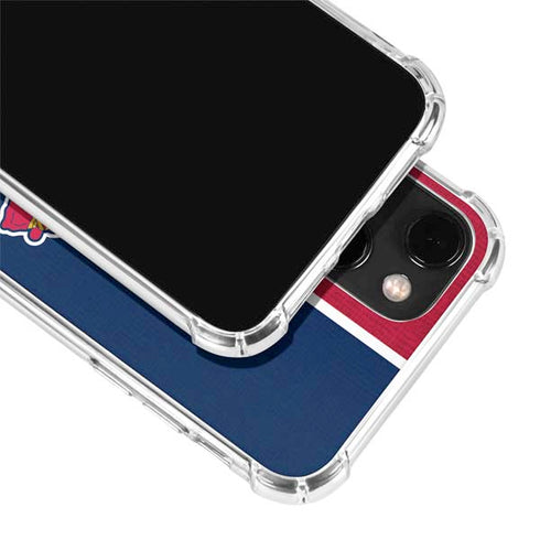 MLB Atlanta Braves Split iPhone 13 Mini Clear Case