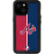 MLB Atlanta Braves Split iPhone 13 Mini Waterproof Case