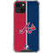 MLB Atlanta Braves Split iPhone 15 Plus Clear Case