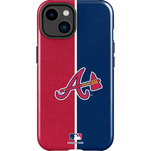 MLB Atlanta Braves Split iPhone 15 Plus Impact Case