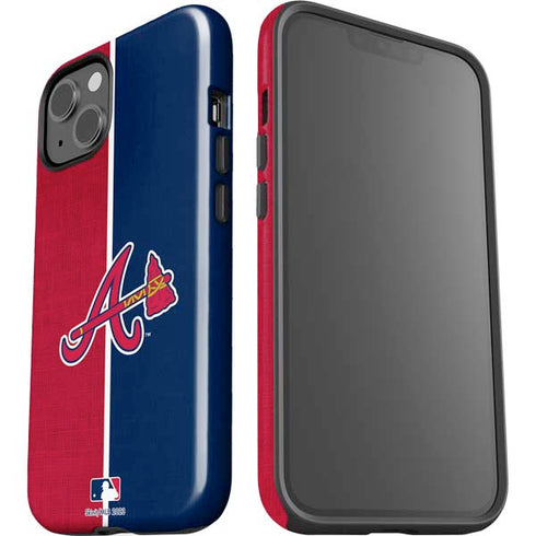 MLB Atlanta Braves Split iPhone 15 Plus Impact Case