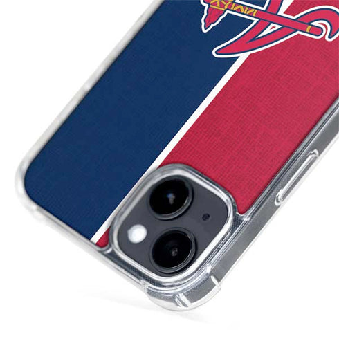 MLB Atlanta Braves Split iPhone 15 Plus MagSafe Case