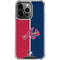 MLB Atlanta Braves Split iPhone 14 Pro Clear Case
