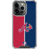 MLB Atlanta Braves Split iPhone 14 Pro Clear Case