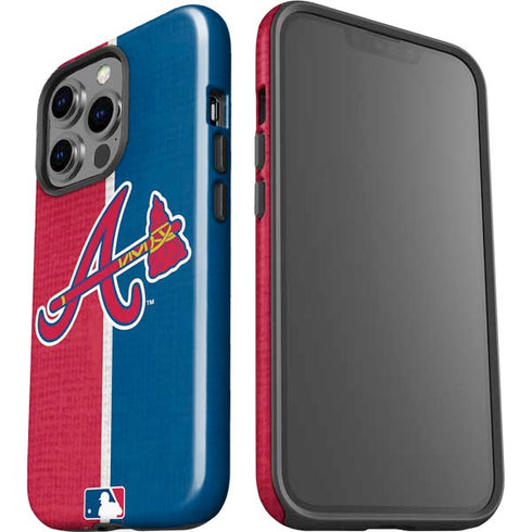 MLB Atlanta Braves Split iPhone 14 Pro Impact Case