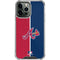 MLB Atlanta Braves Split iPhone 14 Pro Max Clear Case