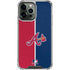 MLB Atlanta Braves Split iPhone 14 Pro Max Clear Case