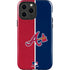MLB Atlanta Braves Split iPhone 15 Pro Max Impact Case