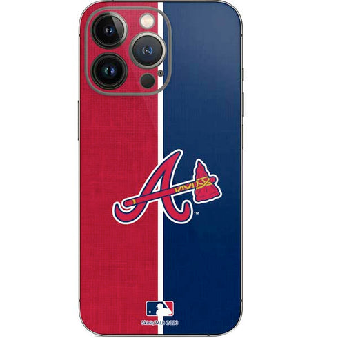 MLB Atlanta Braves Split iPhone 14 Pro Skin