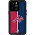MLB Atlanta Braves Split iPhone 14 Pro Waterproof Case