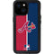 MLB Atlanta Braves Split iPhone 15 Waterproof Case