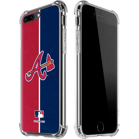 MLB Atlanta Braves Split iPhone 7/8 Plus Clear Case
