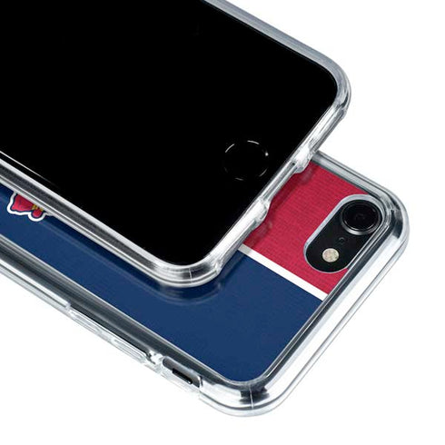MLB Atlanta Braves Split iPhone SE (2nd & 3rd Gen) Clear Case