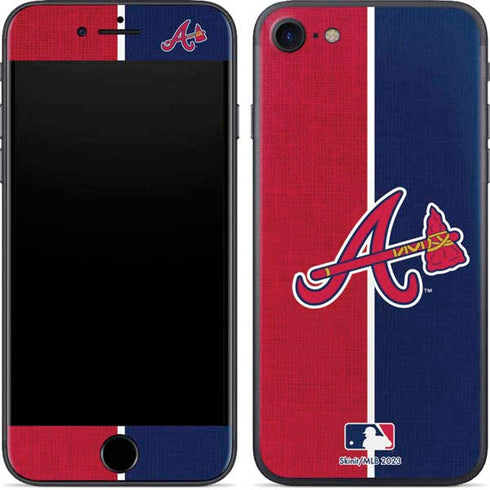 MLB Atlanta Braves Split iPhone SE (2nd & 3rd Gen) Skin