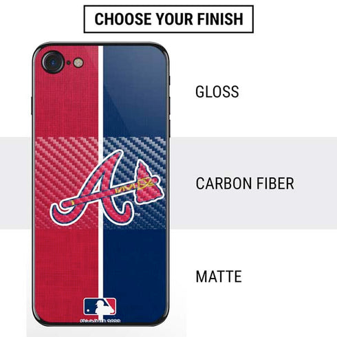 MLB Atlanta Braves Split iPhone SE (2nd & 3rd Gen) Skin