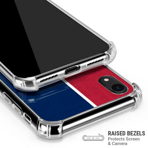 MLB Atlanta Braves Split iPhone XR Clear Case
