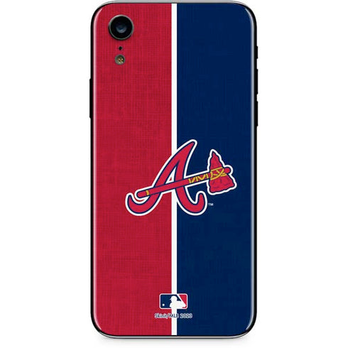 MLB Atlanta Braves Split iPhone XR Skin