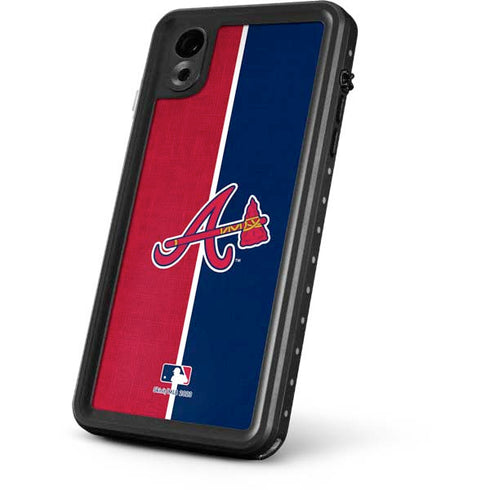 MLB Atlanta Braves Split iPhone XR Waterproof Case