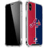MLB Atlanta Braves Split iPhone XS Max Clear Case