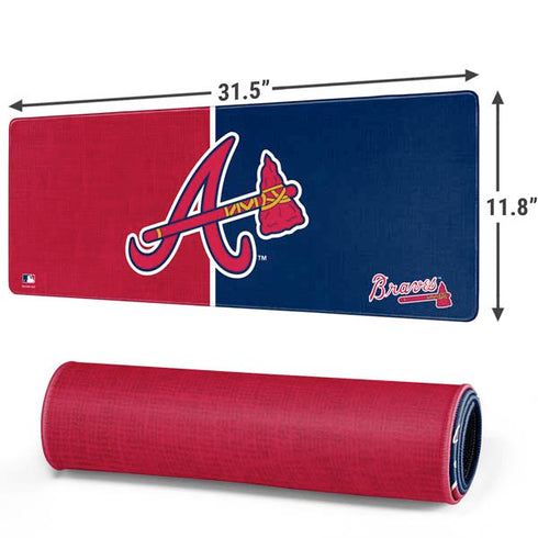 MLB Atlanta Braves Split Gaming Mouse Pad
