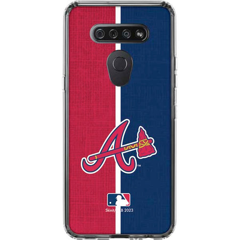 MLB Atlanta Braves Split LG K51/Q51 Clear Case