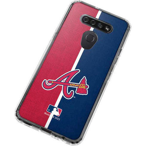 MLB Atlanta Braves Split LG K51/Q51 Clear Case