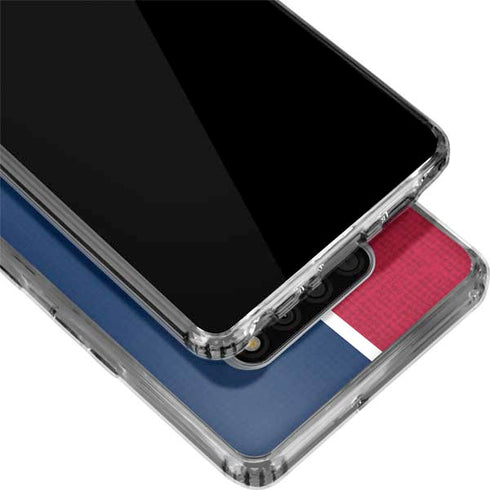 MLB Atlanta Braves Split LG Stylo 6 Clear Case
