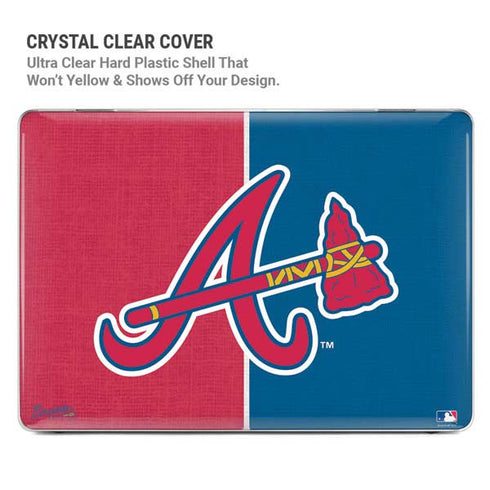 MLB Atlanta Braves Split MacBook Air 13in M1 (2021) Case plus Skin