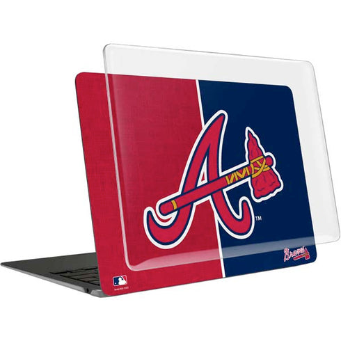 MLB Atlanta Braves Split MacBook Air 15in (2023-2025) Case plus Skin