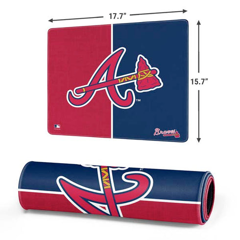 MLB Atlanta Braves Split Gaming Mouse Pad