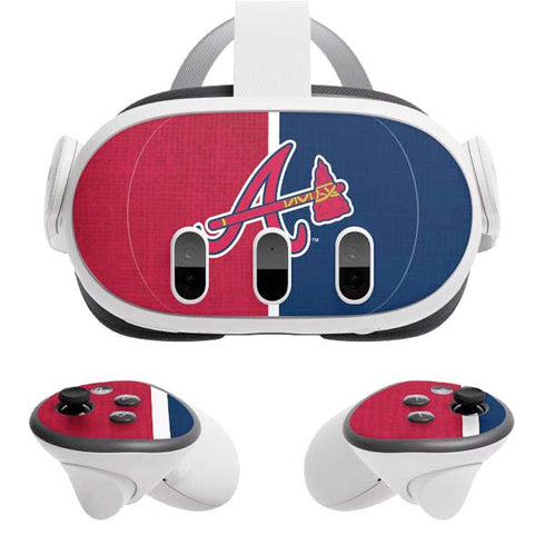 MLB Atlanta Braves Split Meta Quest 3 Skin