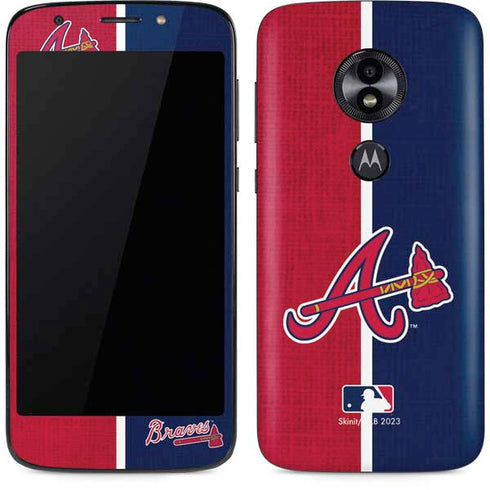MLB Atlanta Braves Split Moto E5 Play Skin