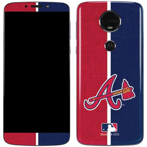 MLB Atlanta Braves Split Moto E5 Plus Skin