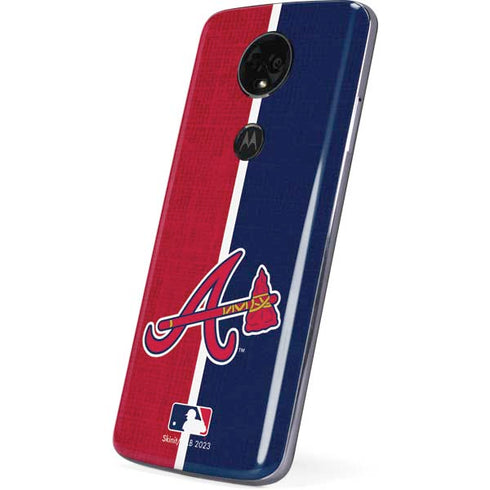 MLB Atlanta Braves Split Moto E5 Plus Skin
