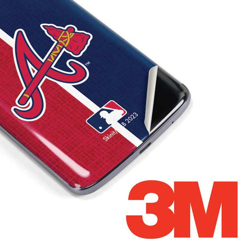 MLB Atlanta Braves Split Moto E5 Plus Skin