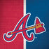 MLB Atlanta Braves Split Moto G6 Skin