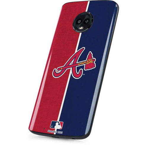 MLB Atlanta Braves Split Moto G6 Skin