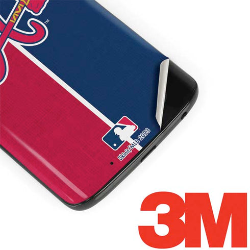 MLB Atlanta Braves Split Moto G6 Skin