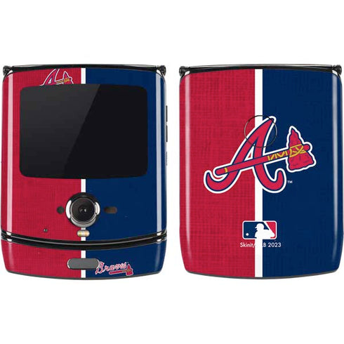 MLB Atlanta Braves Split Motorola RAZR Skin