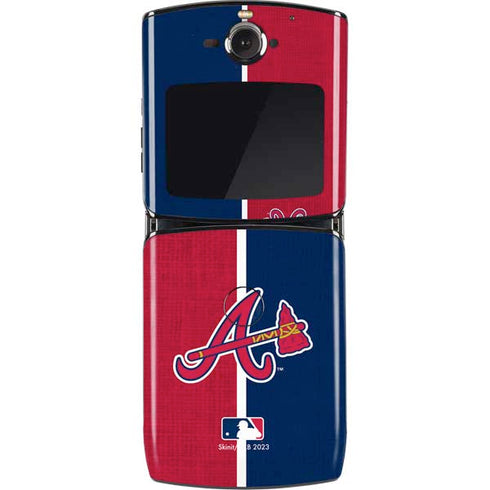 MLB Atlanta Braves Split Motorola RAZR Skin