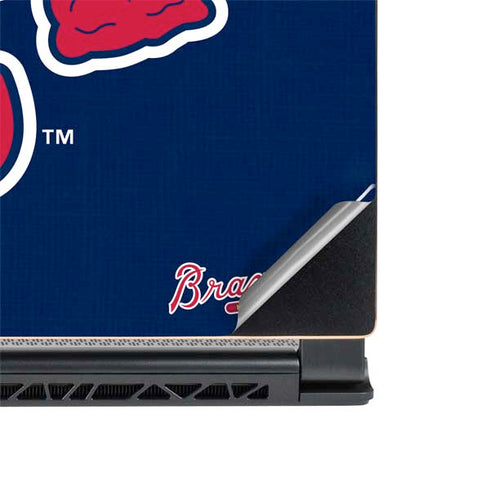 MLB Atlanta Braves Split MSI GS65 Stealth Laptop Skin
