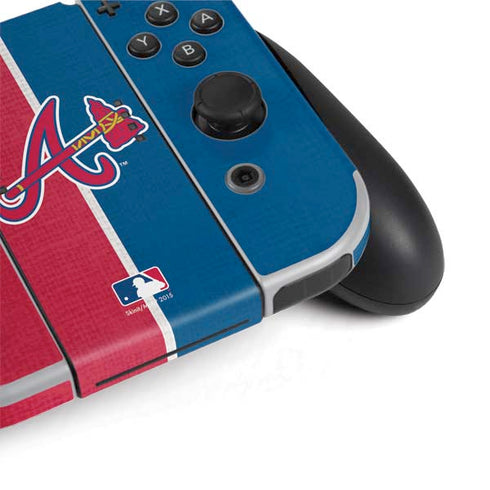 MLB Atlanta Braves Split Nintendo Switch OLED (2021) Skin