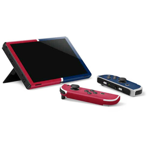 MLB Atlanta Braves Split Nintendo Switch OLED (2021) Skin